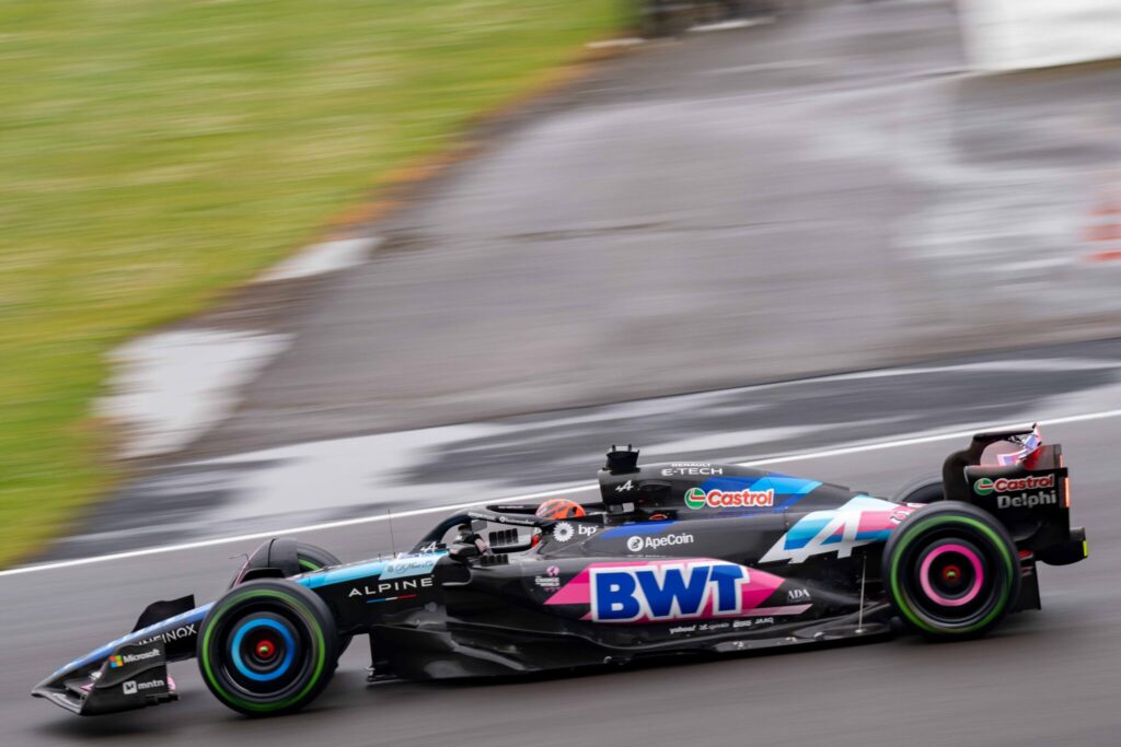 Esteban Ocon at the F1 British Grand Prix Silverstone 2024