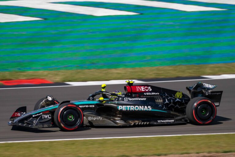 Lewis Hamilton's Final British F1 Grandprix In His Mercedes Silverstone July 2024