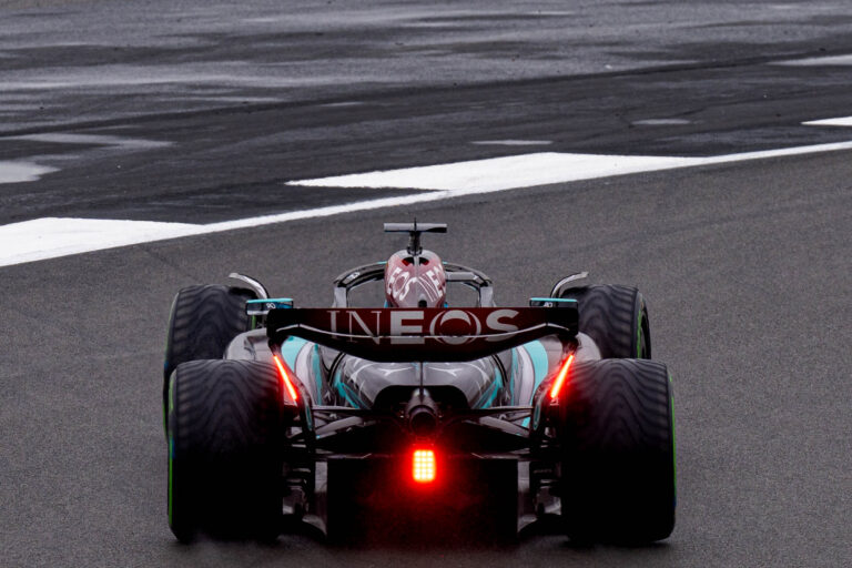 George Russell During FP3 At The British F1 Grand Prix 2024