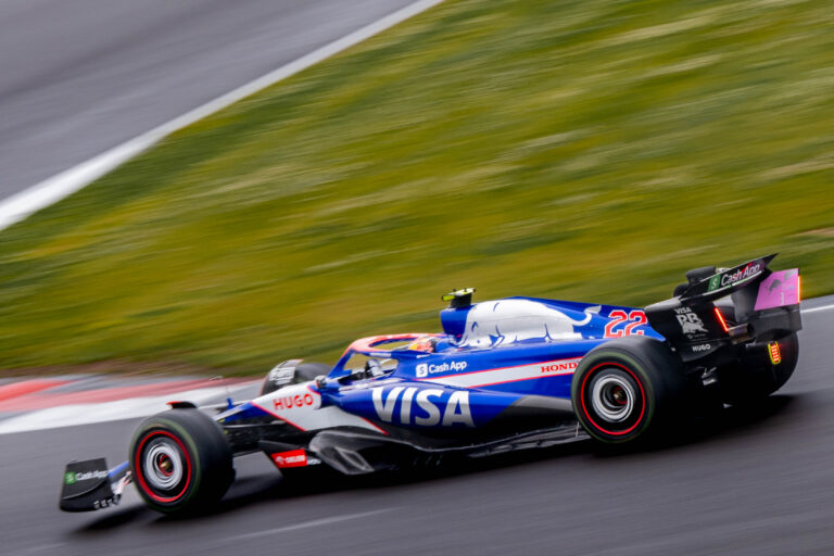 Yuki Tsunoda Visa Cash App RB F1 Team At Silverstone 2024