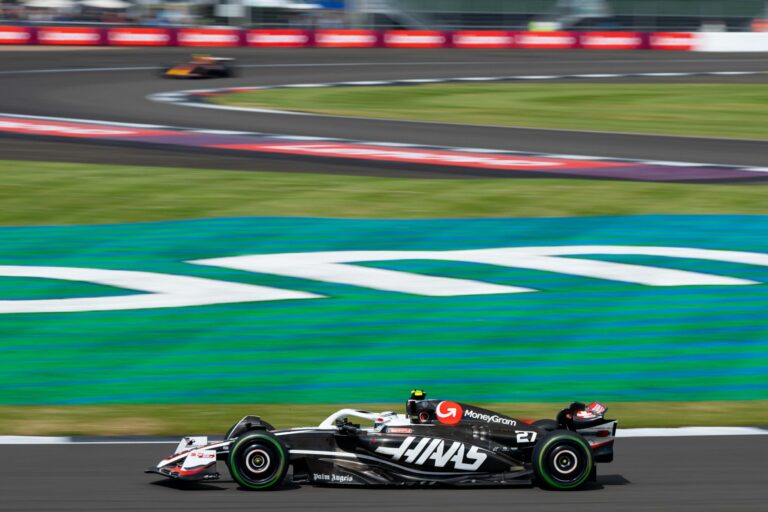 Nico Hülkenberg Driving For Haas At The British F1 Grand Prix 2024