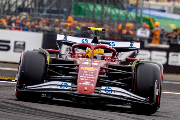 Lewis Hamilton During FP3 At The British formula 1 Grand Prix F1