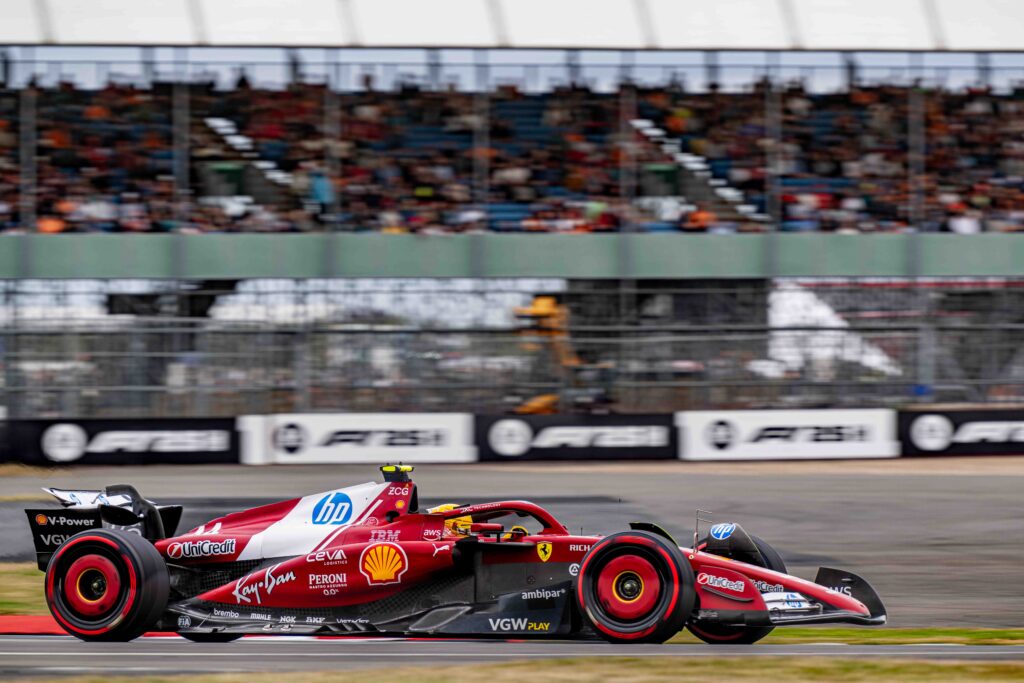 Lewis Hamilton During The British formula 1 Grand Prix