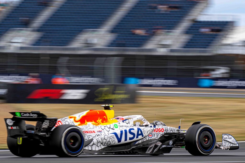 Liam Lawson During FP3 At The British formula 1 Grand Prix F1