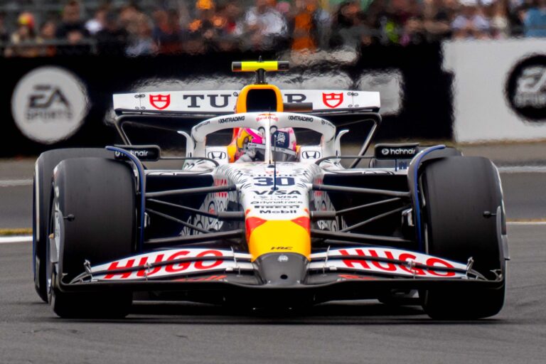 Liam Lawson During FP3 At The British formula 1 Grand Prix F1