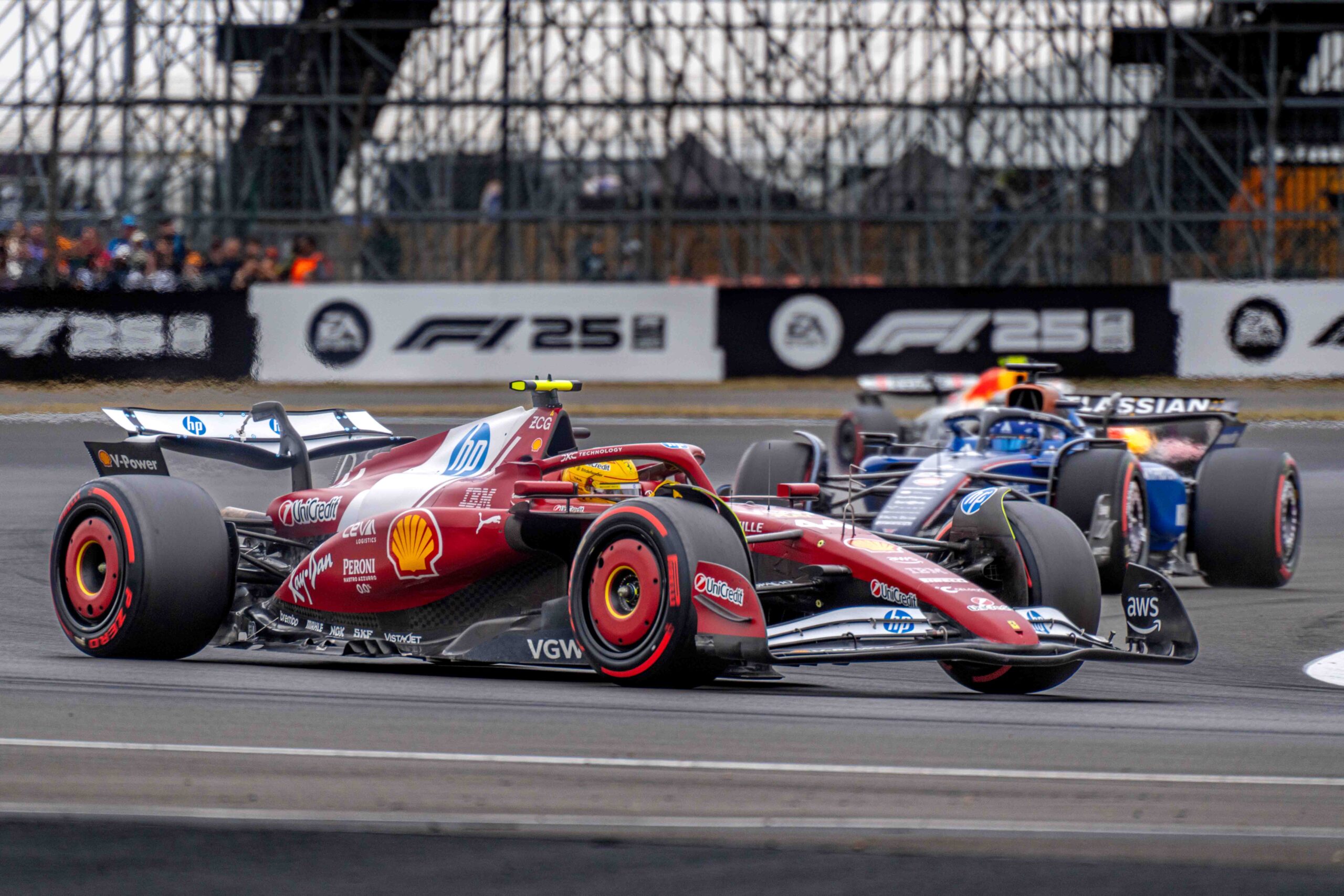 Lewis Hamilton At The British formula 1 Grand Prix Silverstone