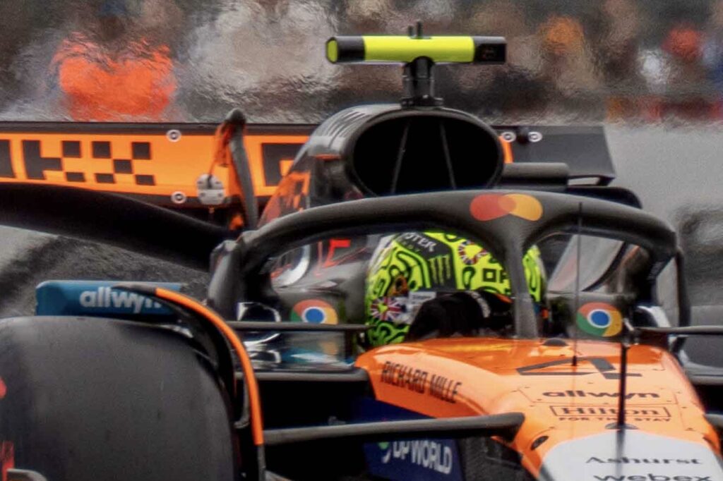 Lando Norris During FP3 at the British F1 Silverstone 2025