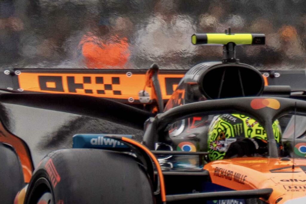 Lando Norris During FP3 at the British F1 Silverstone 2025