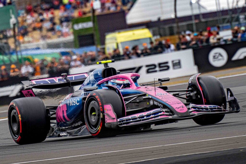 Franco Colapinto for Alpine F1 Team at Silverstone Circuit F1 Grand Prix