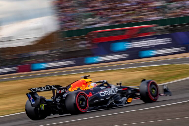 Max Verstappen In His RedBull At The Formula 1 British Grand Prix 2025