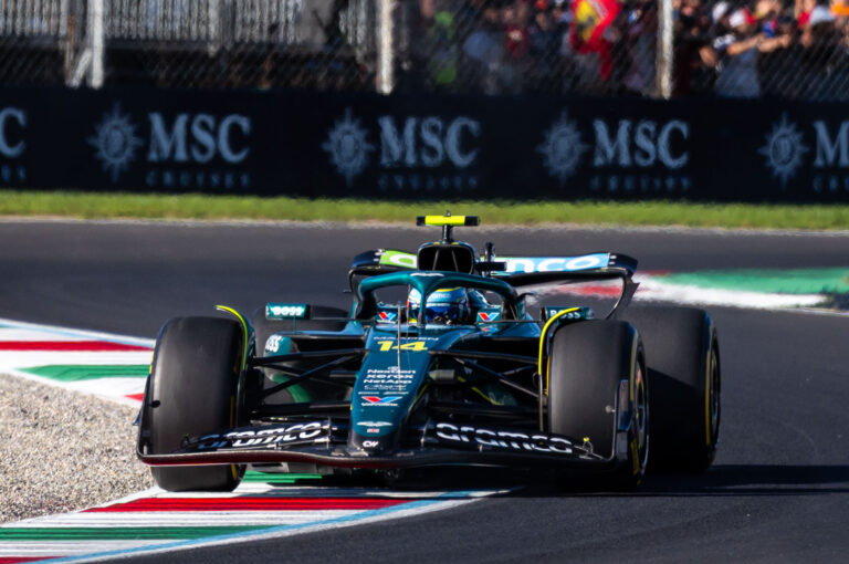 Fernando Alonso For Aston Martin at the F1 Italian GP weekend in Monza 2025